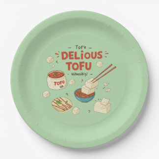 Tofu-tastic Paper Plates