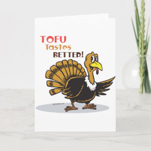 Tofu Thanksgiving Holiday Card