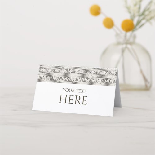Toga Buffet Signs Folded Catering Place Label Place Card