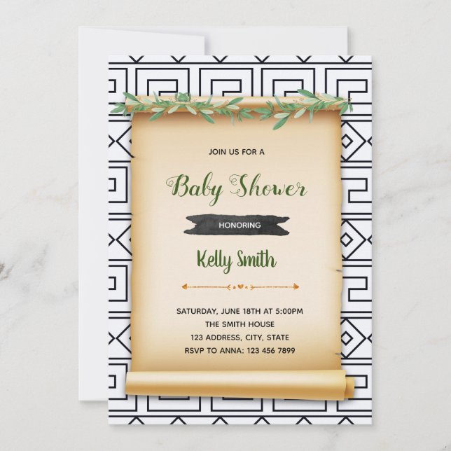 Toga party invitation (Front)