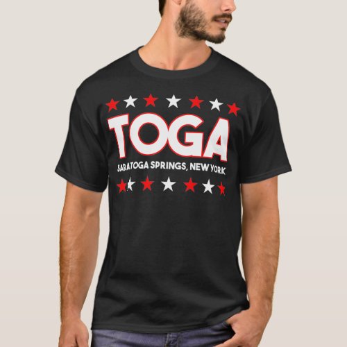 Toga Saratoga Springs Upstate New kingdom of plant T_Shirt