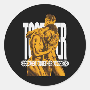 Together 1  classic round sticker