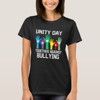 Together Against Bullying Anti Bully Unity Day Ora T-Shirt