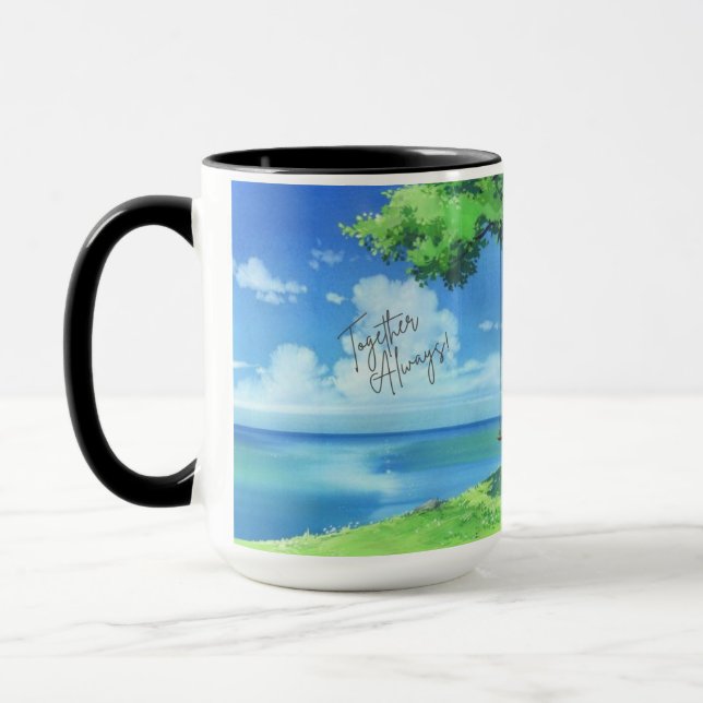 Together Always – Coastal Love Mug (Left)