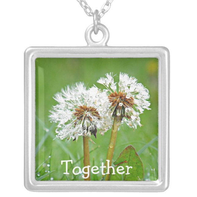 Together. Always Silver Plated Necklace (Front)
