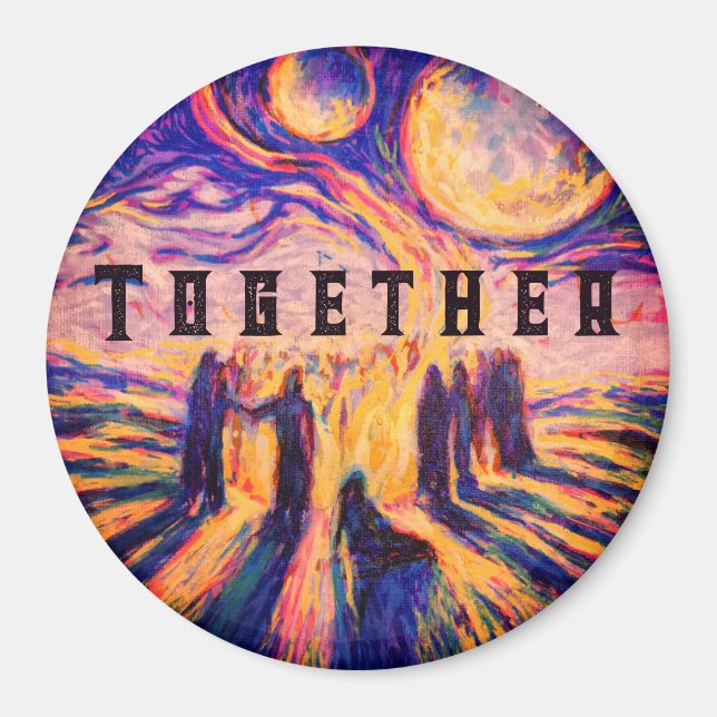 Together by the fire Mystical Magnet (Front)