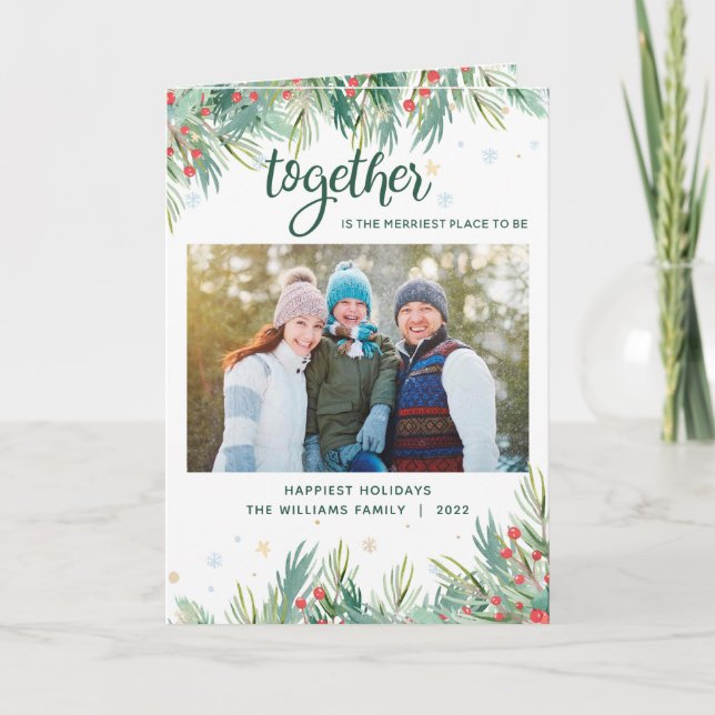 Together Christmas Holiday Card (Front)