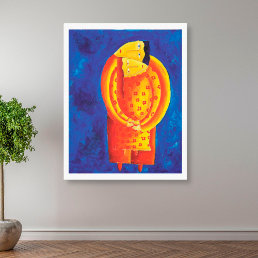 Together Contemporary Art Painting Canvas Print