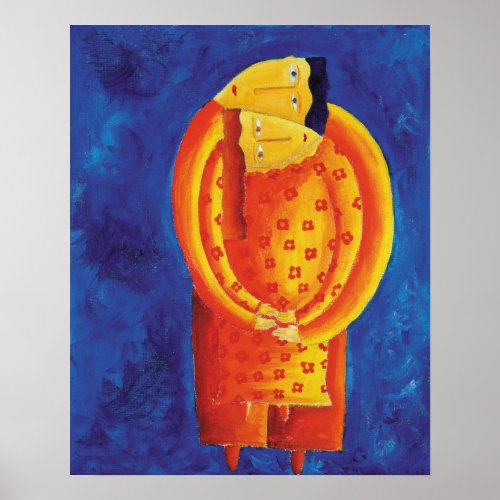 Together Contemporary Painting Art Print