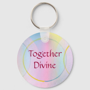 Together Divine Positive Affirmation Keychain