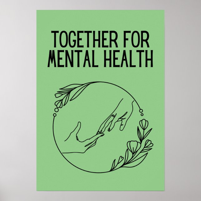 Together For Mental Health Poster (Front)