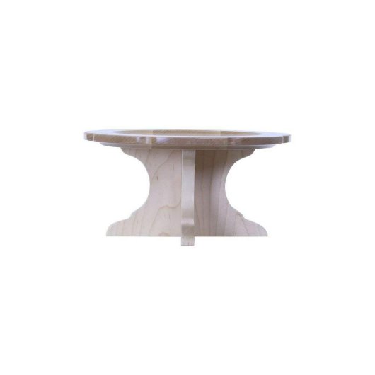 Together Forever 50 Years Maple Cake Stand (Full View)