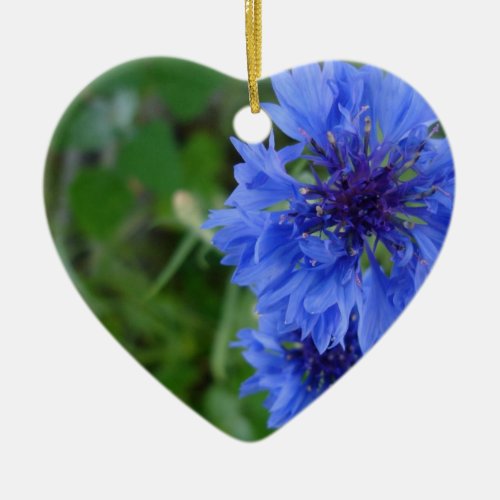 Together Forever Blue Cornflower Ornament