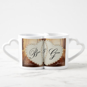 Together Forever Bride and Groom Coffee Mug Set
