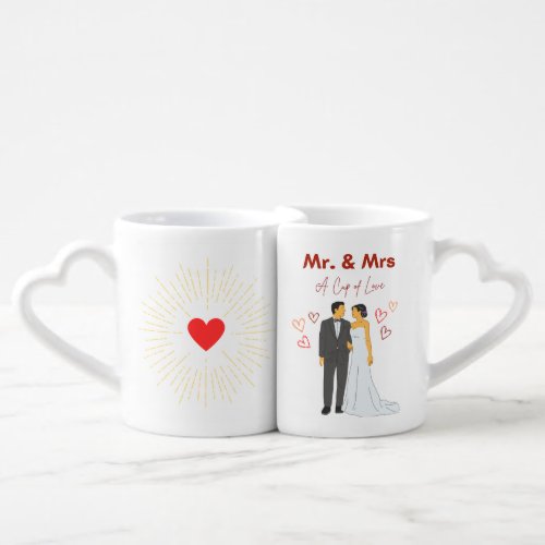 Together Forever Couples Embrace Design Mug
