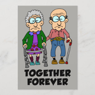 grumpy old couple cartoon
