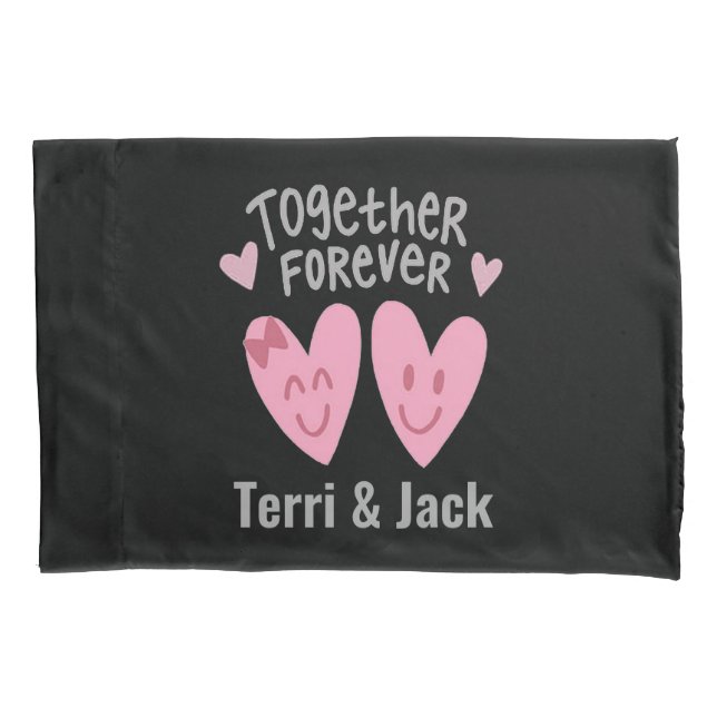 Together Forever Personalized Pillowcase (Front)