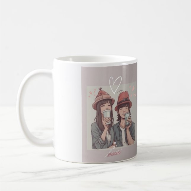 Together forever printed mug (Left)