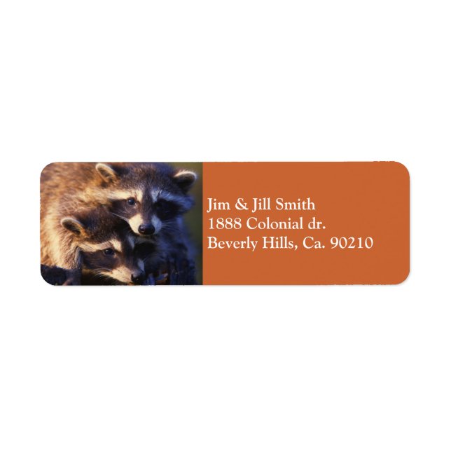 Together Forever Raccoons Label (Front)