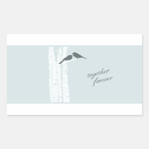 Together Forever Rectangular Sticker