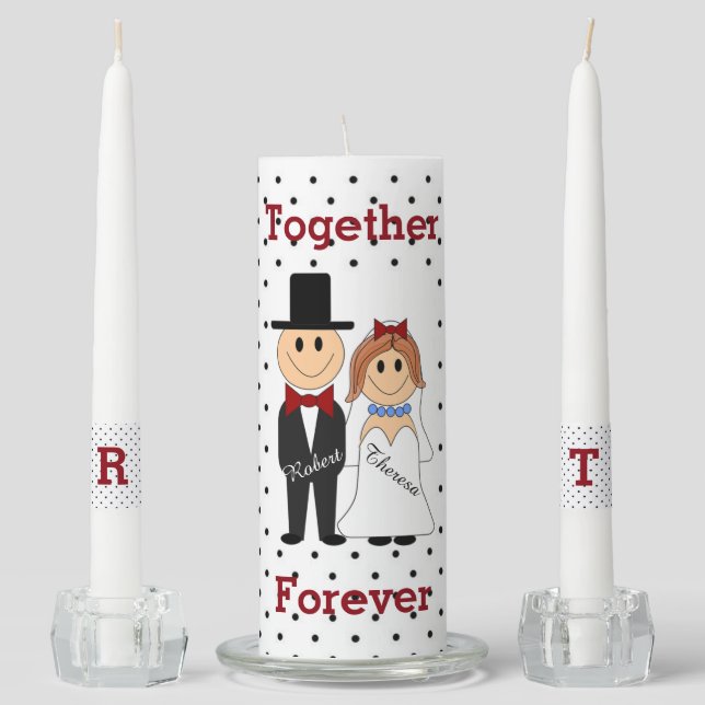 Together Forever Unity Candle Set (Front)