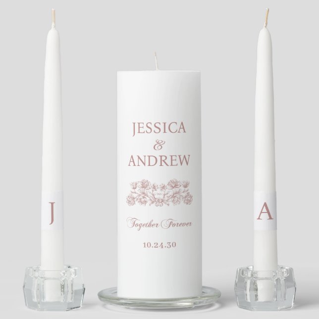 Together Forever Unity Candle Set (Front)