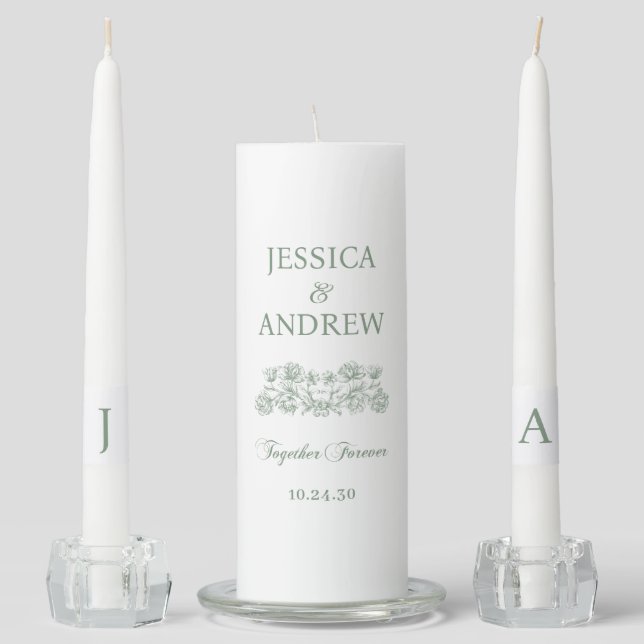 Together Forever Unity Candle Set (Front)