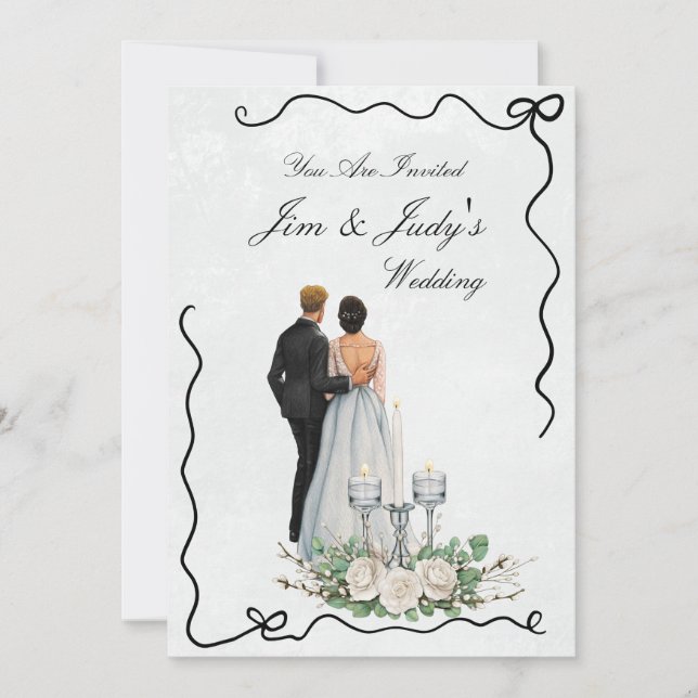 Together Forever - Wedding Celebration Invitation (Front)