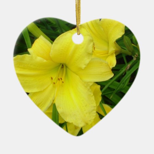 Together Forever Yellow Daylilies Ornament