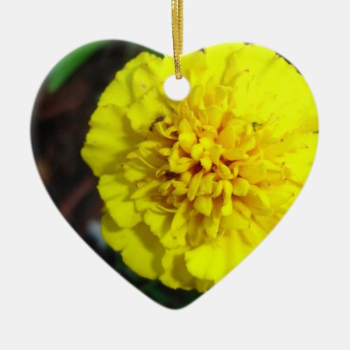 Together Forever Yellow Marigold Ornament