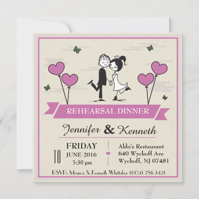 Together Groom & Bride Invitation (Front)