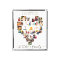 Together Heart Shaped Photo Collage Personalized