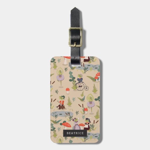 Together in Frog Land Luggage Tag