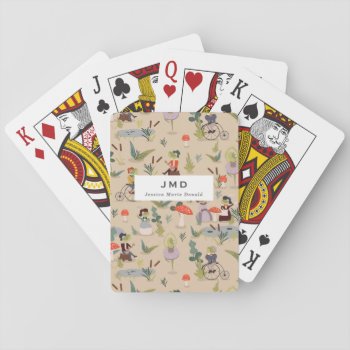 Together In Frog Land Playing Cards by origamiprints at Zazzle