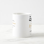Together in Goodness Elegant Quote with Gold Text Coffee Mug (Center)