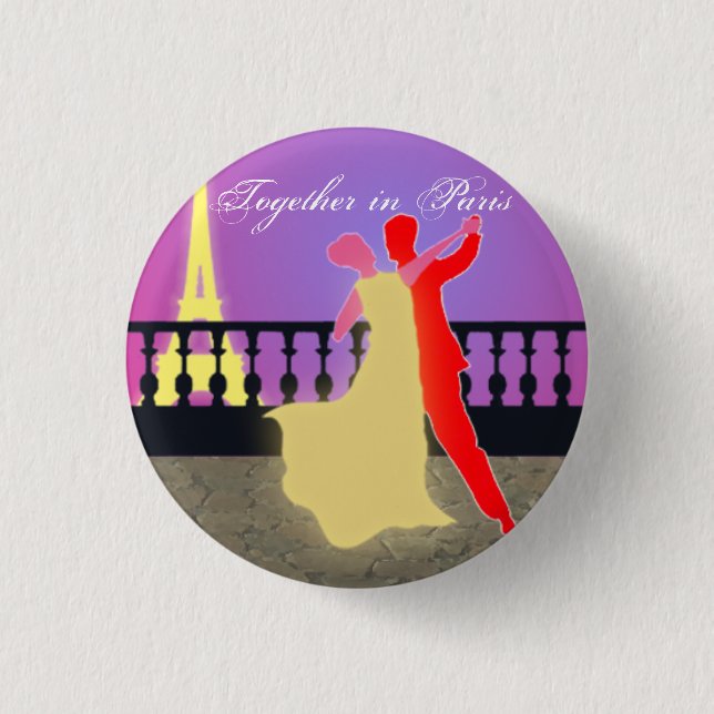 Together in Paris Pins (Front)