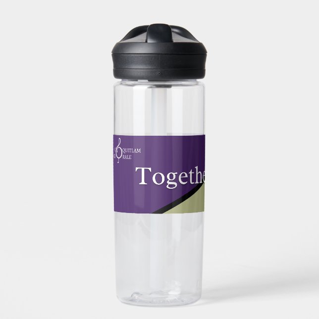 Together in Song Horizontal Water Bottle (Front)