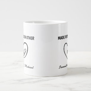 Together is Better Valentine's Day Giant Coffee Mug