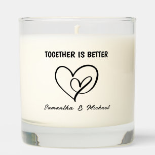 Together is Better Valentine's Day Sweatshirt Scented Candle