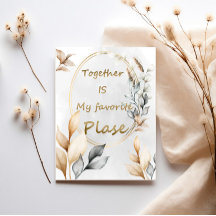 Together Is My Favorite Place – Personalized Coupl