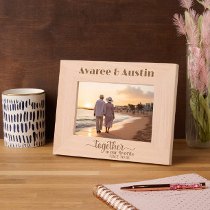 Together Is Our Favorite Place to Be 5x7 Engraved Frames