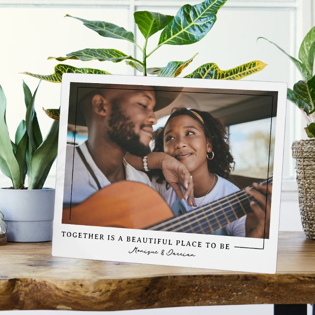 Together | Personalized Couples Photo Plaque (Creator Uploaded)