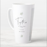 Together Quote Family Photo Latte Mug<br><div class="desc">This custom mug features a beautiful photo collage on one side and the heartfelt quote "together is a great place to be" on the other. Perfect for any family, this mug can also be personalized with a family name, making it a unique and special gift for your loved ones. Made...</div>