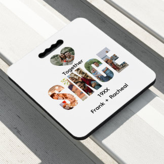 Together Since – Custom Year & Couple Names Photo Seat Cushion