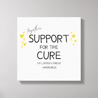 together.support.cure. childhood cancer Canvas