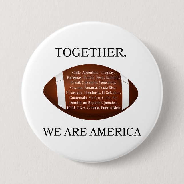 Together We Are America  Button (Front)