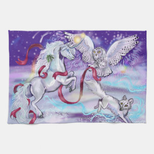 Together we are One Unicorn Kitchen Towel
