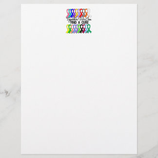 Together We Can Find A Cure CANCER RIBBONS