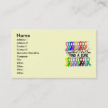 Together We Can Find A Cure CANCER RIBBONS Business Card