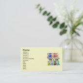 Together We Can Find A Cure CANCER RIBBONS Business Card (Standing Front)